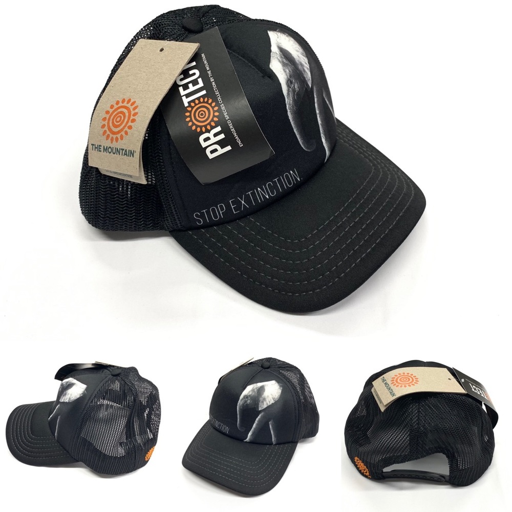 The Mountain Trucker Hat Elephant Stop Extinction